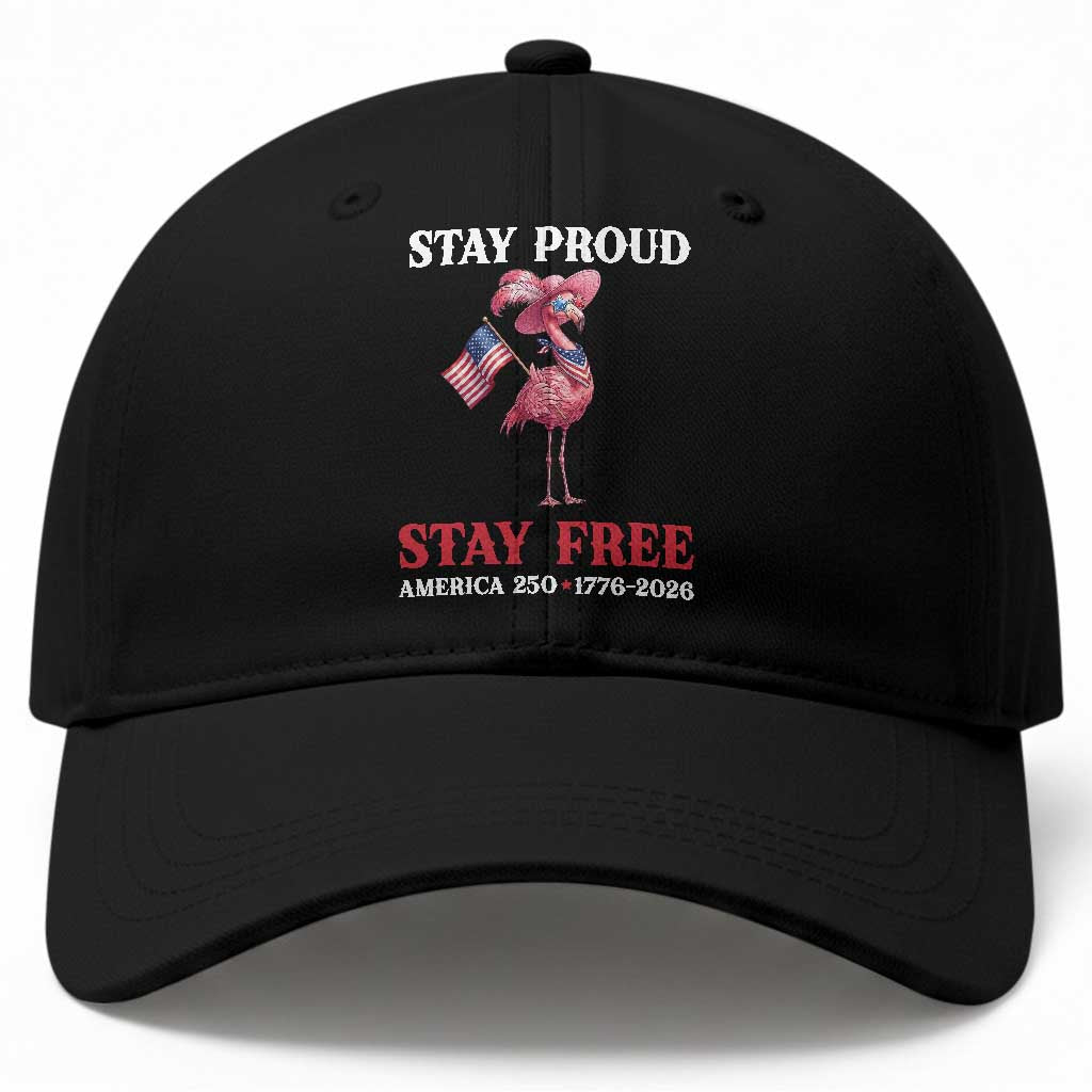 250 Years Anniversary Baseball Cap Flamingo 4Th Of July Patriotic USA Independence Flamerica TS14 Print Your Wear