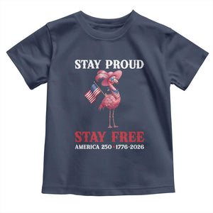 250 Years Anniversary Toddler T Shirt Flamingo 4Th Of July Patriotic USA Independence Flamerica