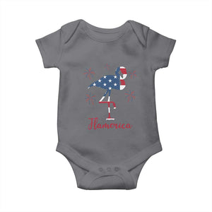 Flamingo 4Th Of July Patriotic USA Independence Flamerica Baby Onesie