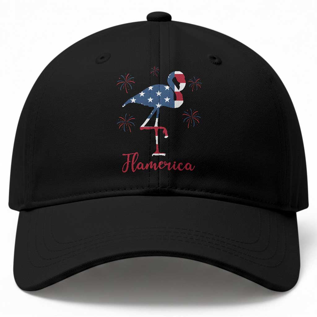 Flamingo 4Th Of July Patriotic USA Independence Flamerica Baseball Cap
