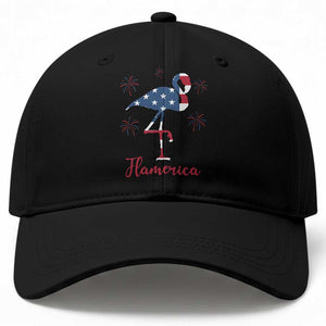 Flamingo 4Th Of July Patriotic USA Independence Flamerica Baseball Cap