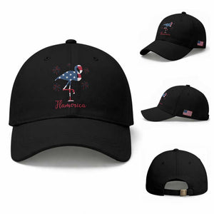 Flamingo 4Th Of July Patriotic USA Independence Flamerica Baseball Cap
