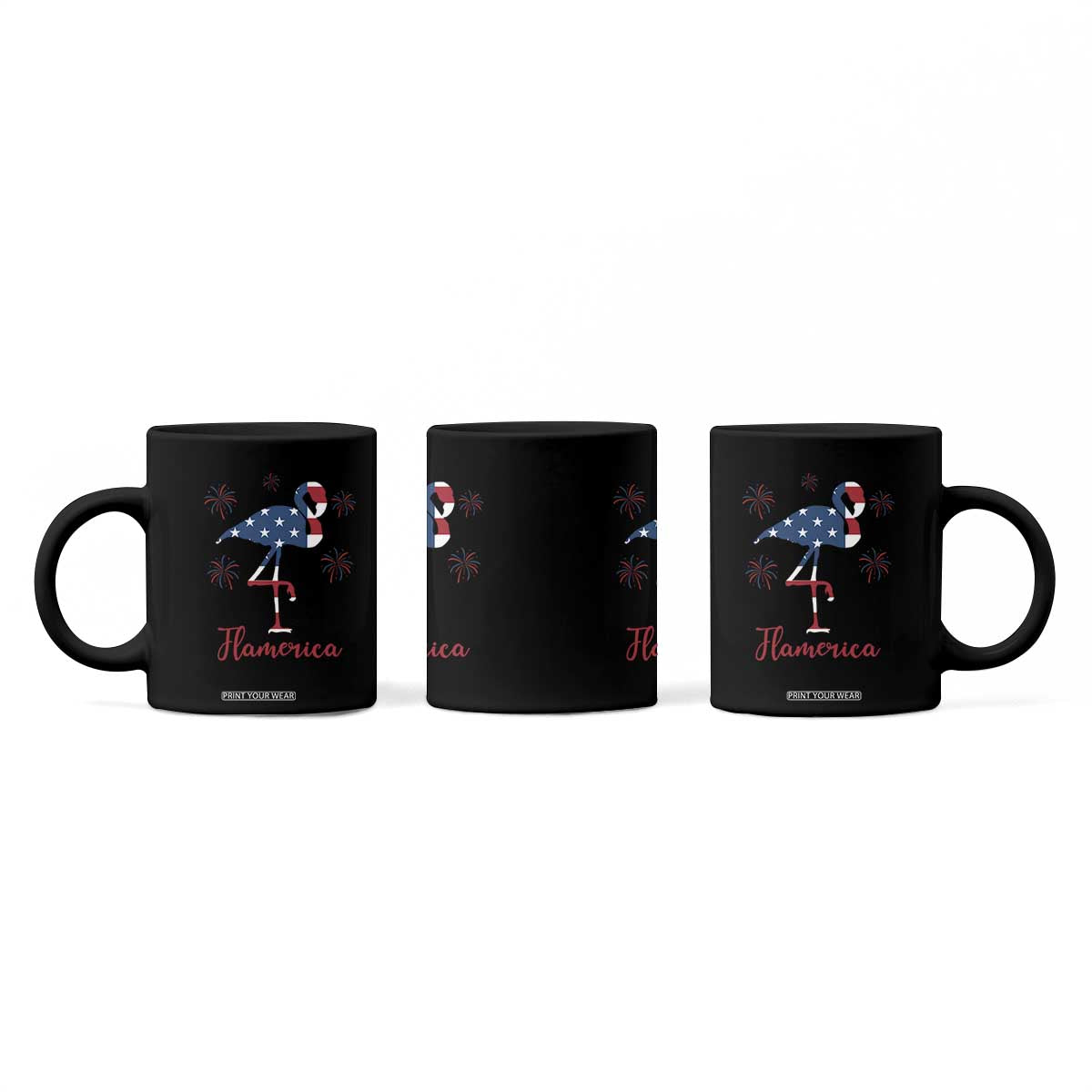 Flamingo 4Th Of July Patriotic USA Independence Flamerica Coffee Mug