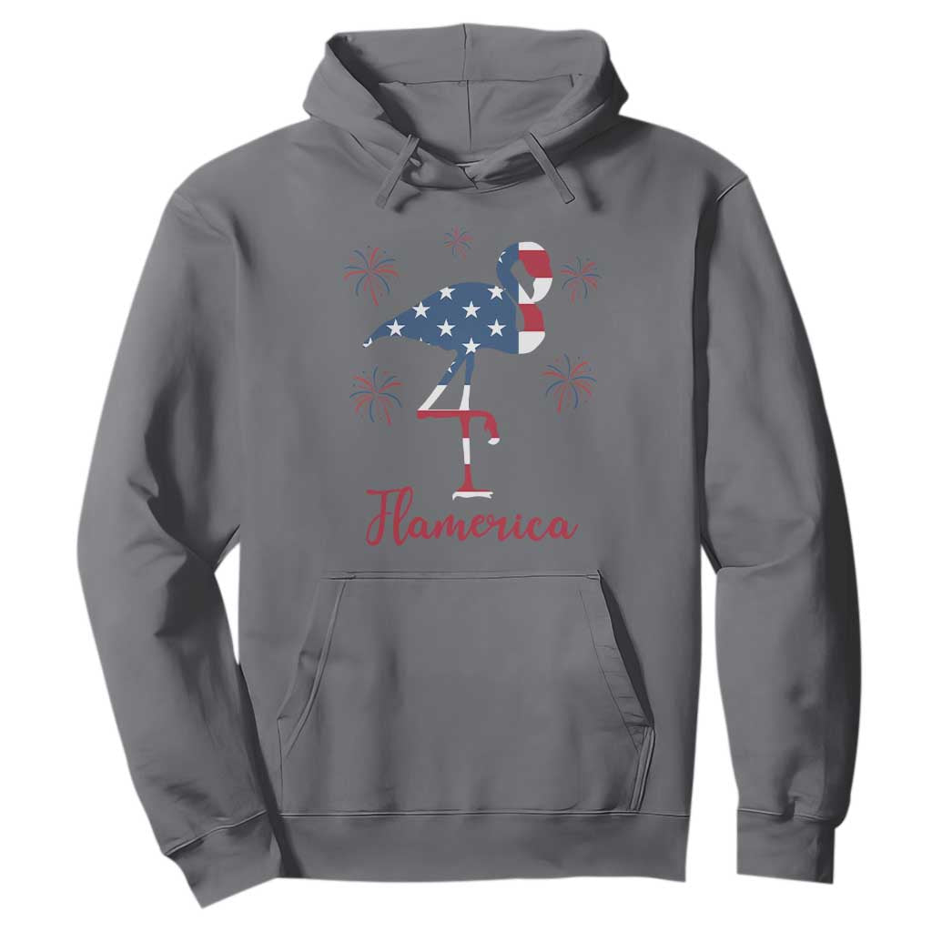 Flamingo 4Th Of July Patriotic USA Independence Flamerica Hoodie