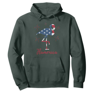 Flamingo 4Th Of July Patriotic USA Independence Flamerica Hoodie