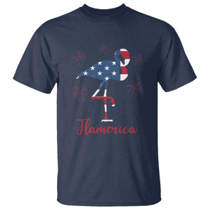 Flamingo 4Th Of July Patriotic USA Independence Flamerica T Shirt
