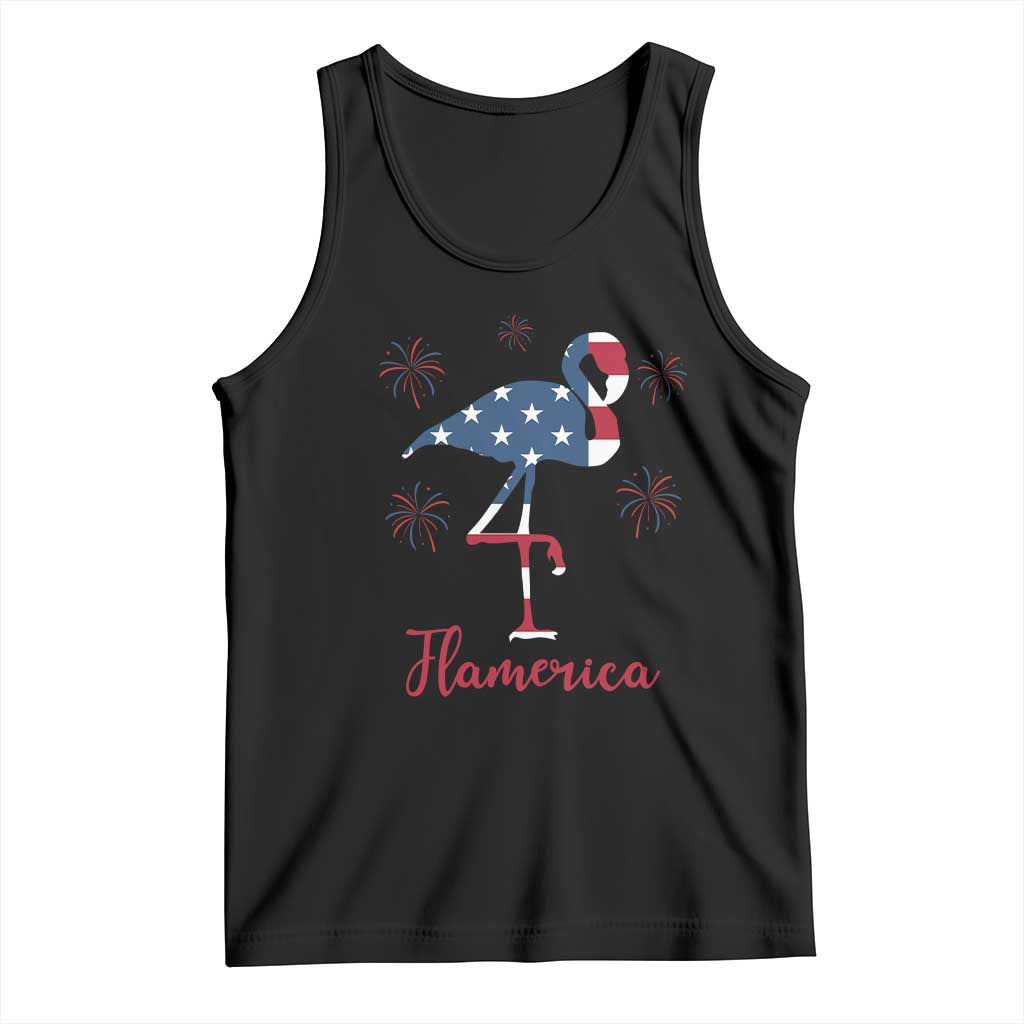 Flamingo 4Th Of July Patriotic USA Independence Flamerica Tank Top