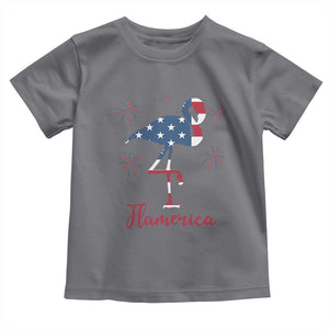 Flamingo 4Th Of July Patriotic USA Independence Flamerica Toddler T Shirt