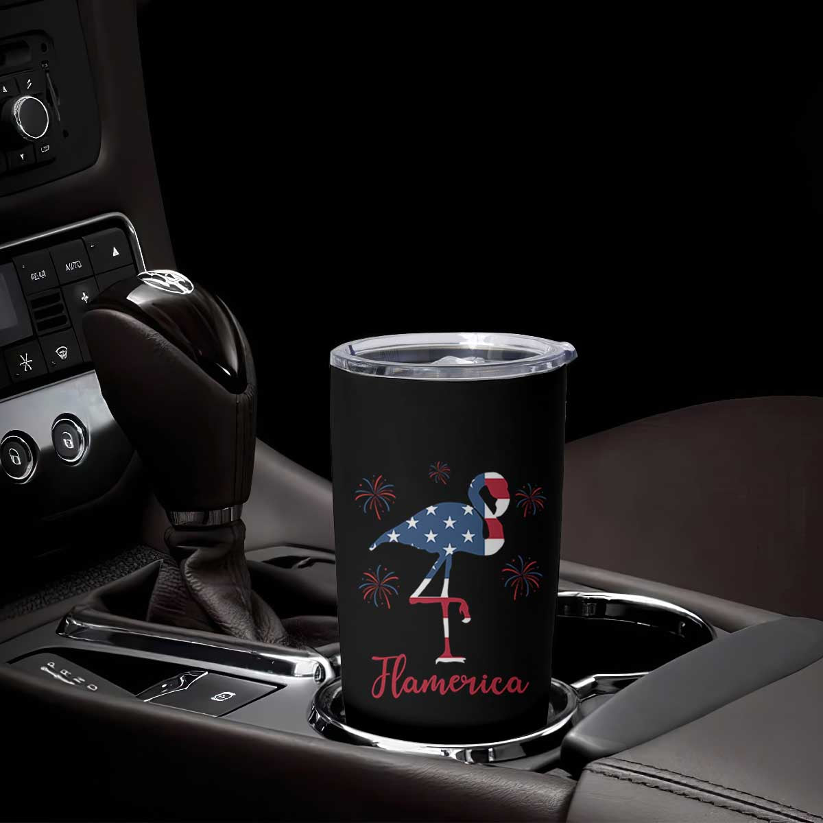 Flamingo 4Th Of July Patriotic USA Independence Flamerica Tumbler Cup