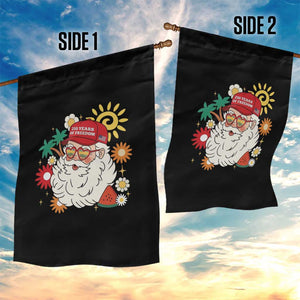 USA 250th Anniversary Santa Christmas In July Garden Flag