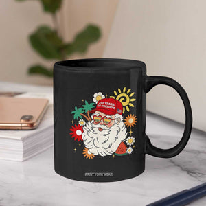 USA 250th Anniversary Santa Christmas In July Coffee Mug