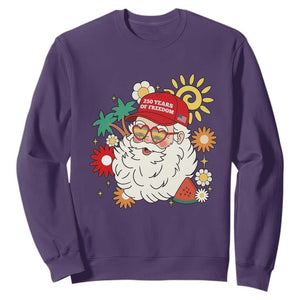 USA 250th Anniversary Santa Christmas In July Sweatshirt
