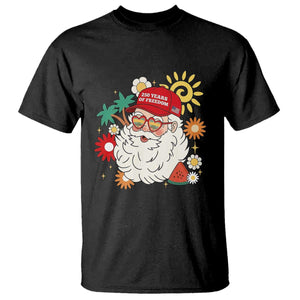 USA 250th Anniversary Santa Christmas In July T Shirt