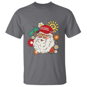 USA 250th Anniversary Santa Christmas In July T Shirt