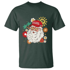 USA 250th Anniversary Santa Christmas In July T Shirt