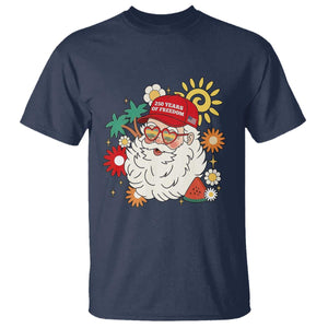 USA 250th Anniversary Santa Christmas In July T Shirt