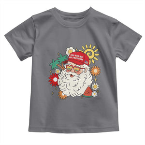 USA 250th Anniversary Santa Christmas In July Toddler T Shirt