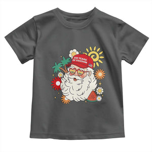USA 250th Anniversary Santa Christmas In July Toddler T Shirt