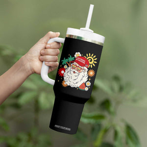 USA 250th Anniversary Santa Christmas In July Tumbler With Handle