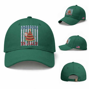 Funny Santa Christmas in July Baseball Cap Melon Christmas Tree Summer
