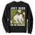 Funny Frog 4th of July Sweatshirt Just Here For The Fireworks TS14 Black Print Your Wear