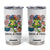 Feral & Free Tumbler Cup Funny 4th of July Patriotic Frog Lovers TS14 White Print Your Wear