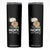 Nope Not Today Skinny Tumbler Funny Lazy Capybara Meme TS14 Black Print Your Wear