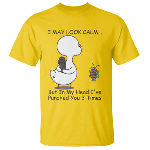 In My Head I Have Pecked You 3 Times T Shirt Funny Duck Sarcastic Farm Humor TS14 Daisy Print Your Wear