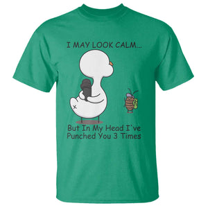 In My Head I Have Pecked You 3 Times T Shirt Funny Duck Sarcastic Farm Humor TS14 Irish Green Print Your Wear