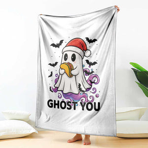 Funny Ghost Halloween Christmas Throw Blanket Ghost You TS14 Print Your Wear