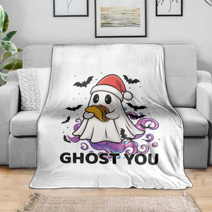 Funny Ghost Halloween Christmas Throw Blanket Ghost You TS14 Print Your Wear