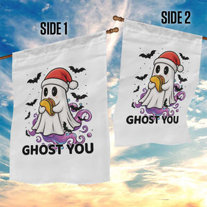 Funny Ghost Halloween Christmas Garden Flag Ghost You TS14 Print Your Wear