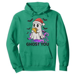 Funny Ghost Halloween Christmas Hoodie Ghost You - Print Your Wear