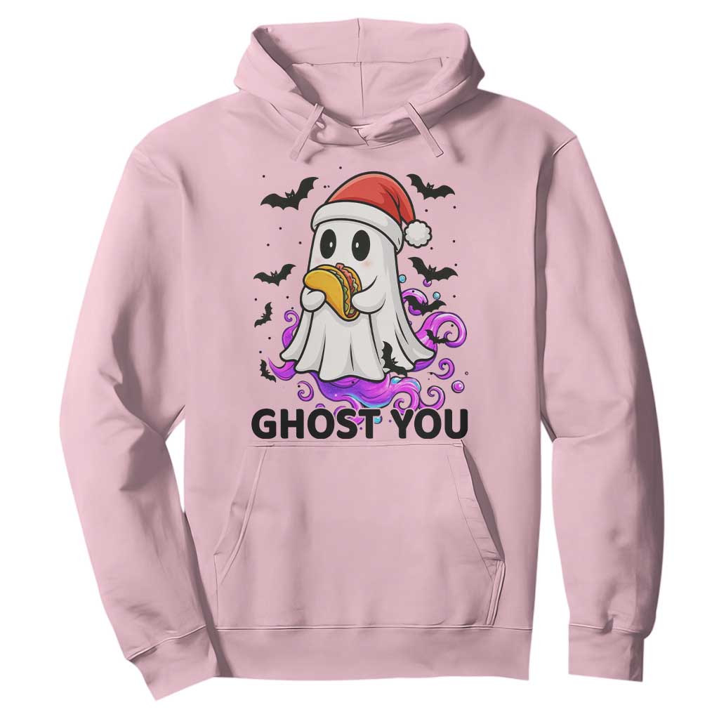 Funny Ghost Halloween Christmas Hoodie Ghost You TS14 Light Pink Print Your Wear