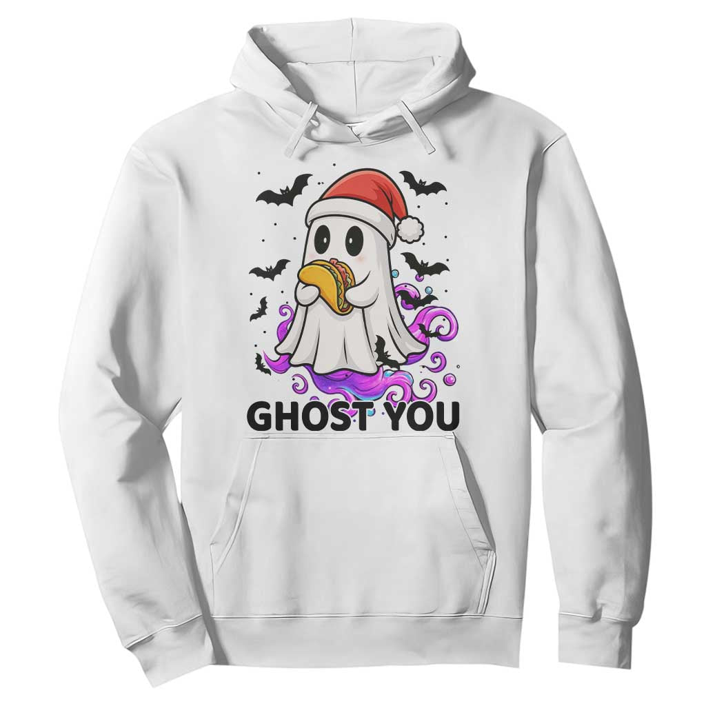 Funny Ghost Halloween Christmas Hoodie Ghost You - Print Your Wear