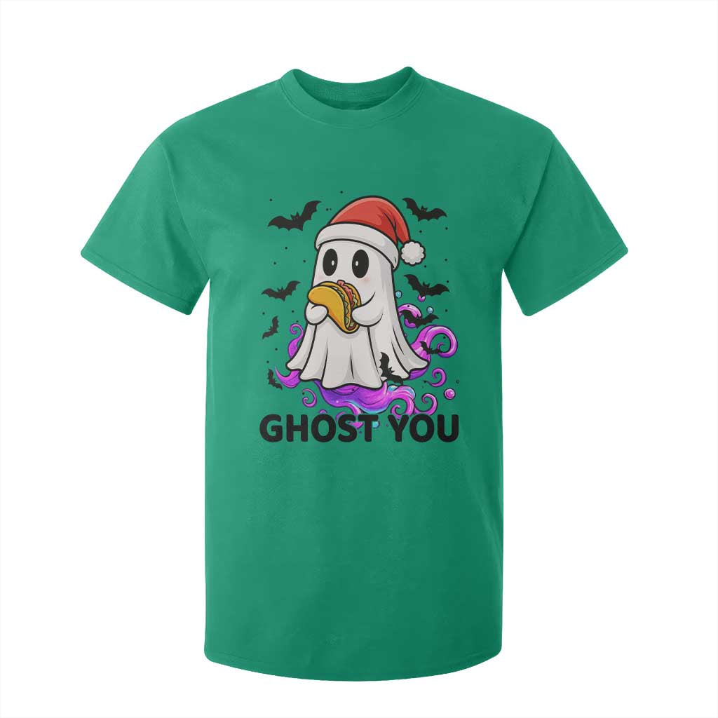 Funny Ghost Halloween Christmas T Shirt For Kid Ghost You TS14 Irish Green Print Your Wear