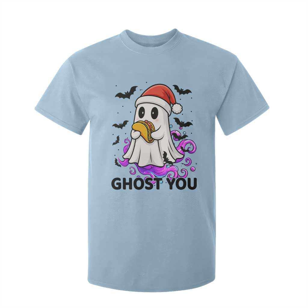 Funny Ghost Halloween Christmas T Shirt For Kid Ghost You TS14 Light Blue Print Your Wear