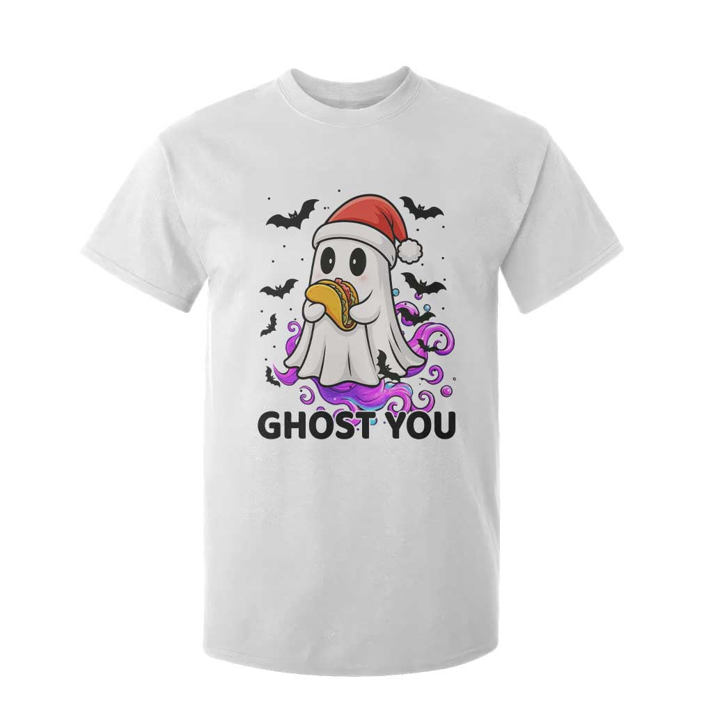 Funny Ghost Halloween Christmas T Shirt For Kid Ghost You - Print Your Wear
