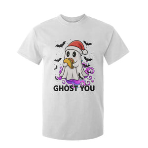 Funny Ghost Halloween Christmas T Shirt For Kid Ghost You - Print Your Wear