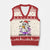 Funny Ghost Halloween Xmas V-Neck Knit Sweater Vest Ghost You TS14 Beige Red Print Your Wear