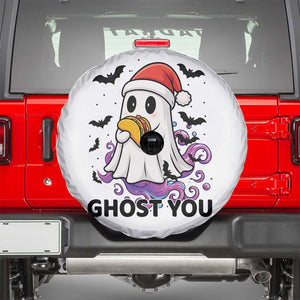 Funny Ghost Halloween Christmas Spare Tire Cover Ghost You TS14 White Print Your Wear
