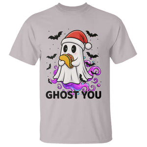 Funny Ghost Halloween Christmas T Shirt Ghost You - Print Your Wear
