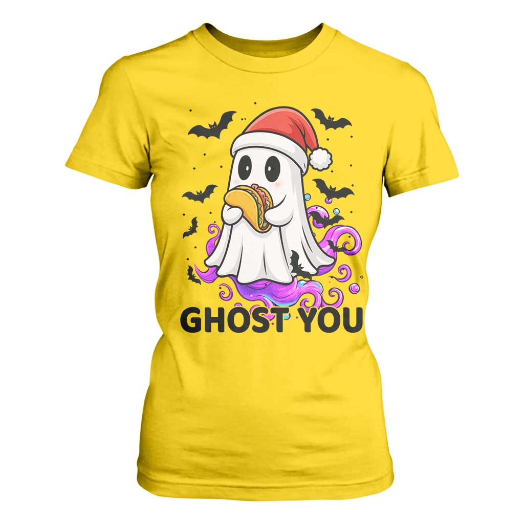 Funny Ghost Halloween Christmas T Shirt For Women Ghost You TS14 Daisy Print Your Wear