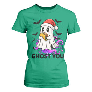 Funny Ghost Halloween Christmas T Shirt For Women Ghost You - Print Your Wear