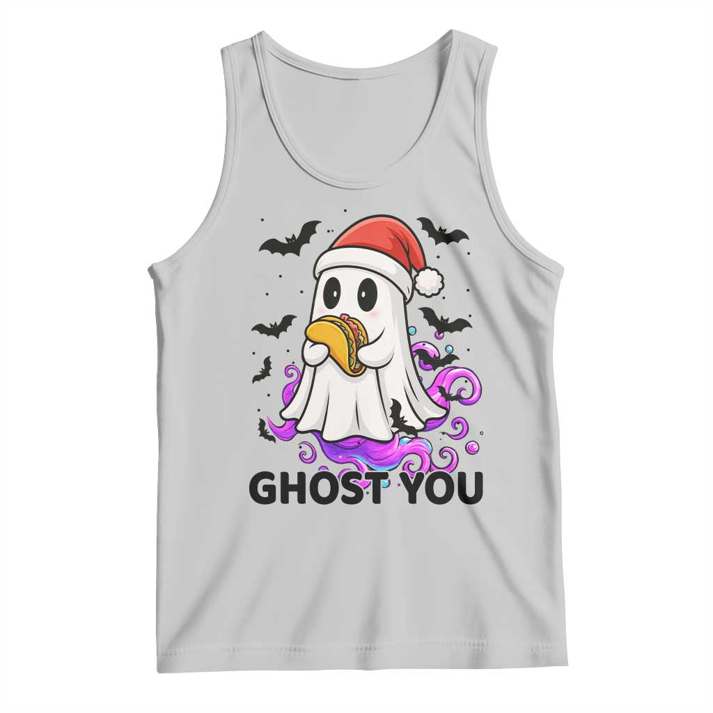 Funny Ghost Halloween Christmas Tank Top Ghost You TS14 Ash Print Your Wear