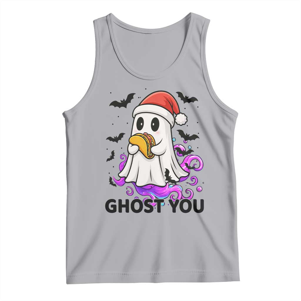 Funny Ghost Halloween Christmas Tank Top Ghost You TS14 Athletic Heather Print Your Wear