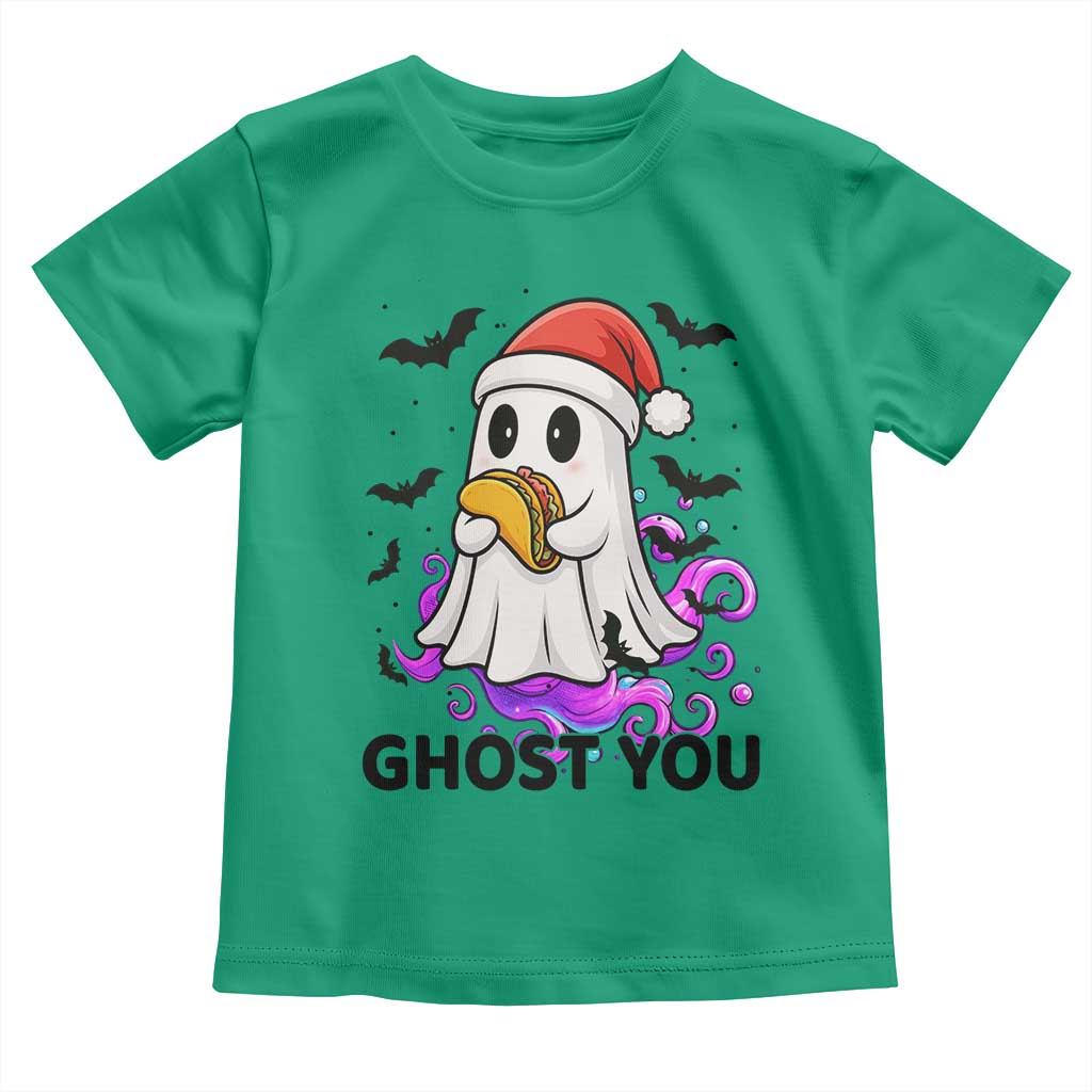 Funny Ghost Halloween Christmas Toddler T Shirt Ghost You TS14 Irish Green Print Your Wear