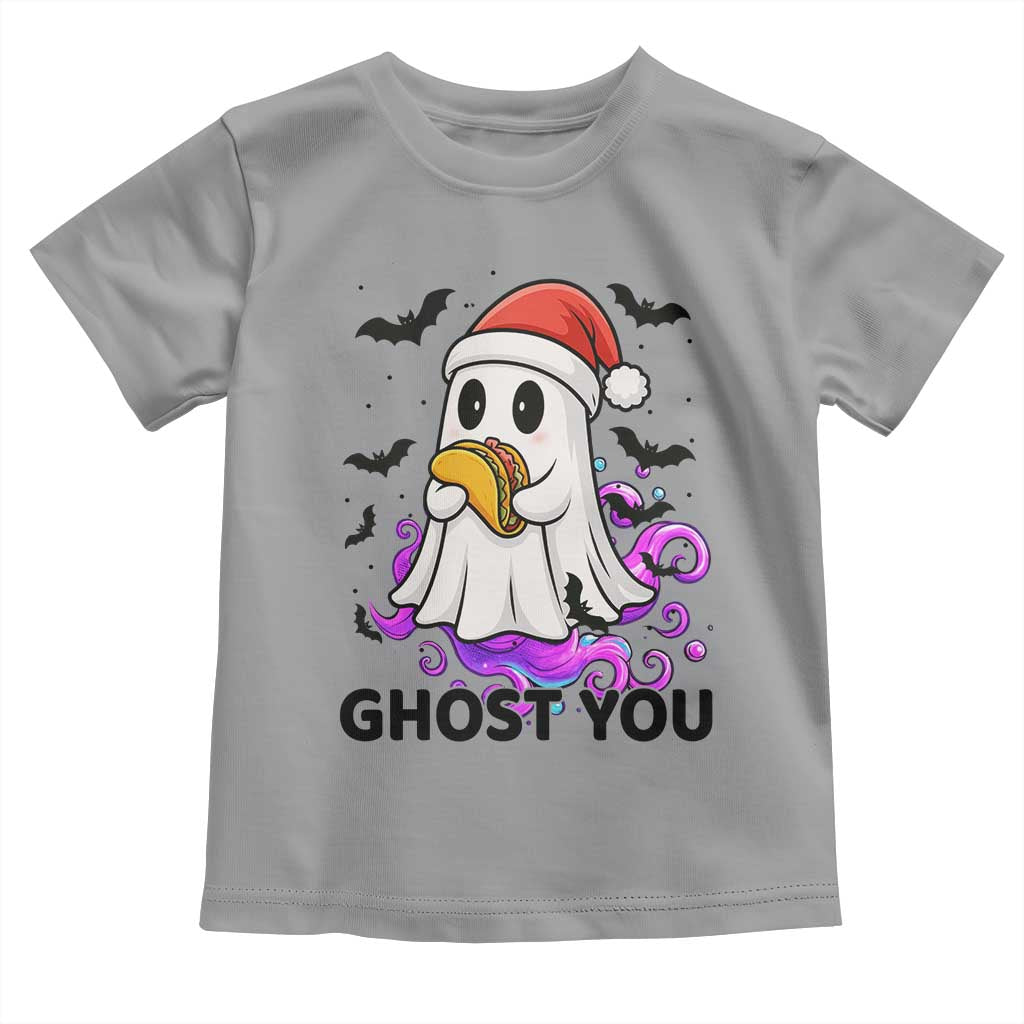 Funny Ghost Halloween Christmas Toddler T Shirt Ghost You TS14 Sport Gray Print Your Wear