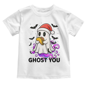Funny Ghost Halloween Christmas Toddler T Shirt Ghost You - Print Your Wear