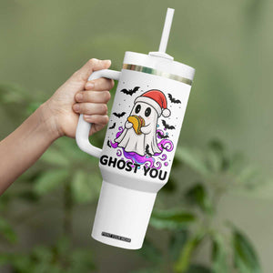 Funny Ghost Halloween Christmas Tumbler With Handle Ghost You - Print Your Wear